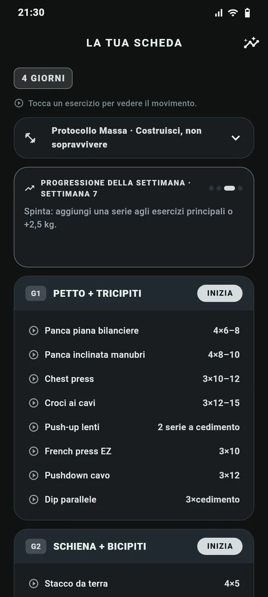 Allenamento